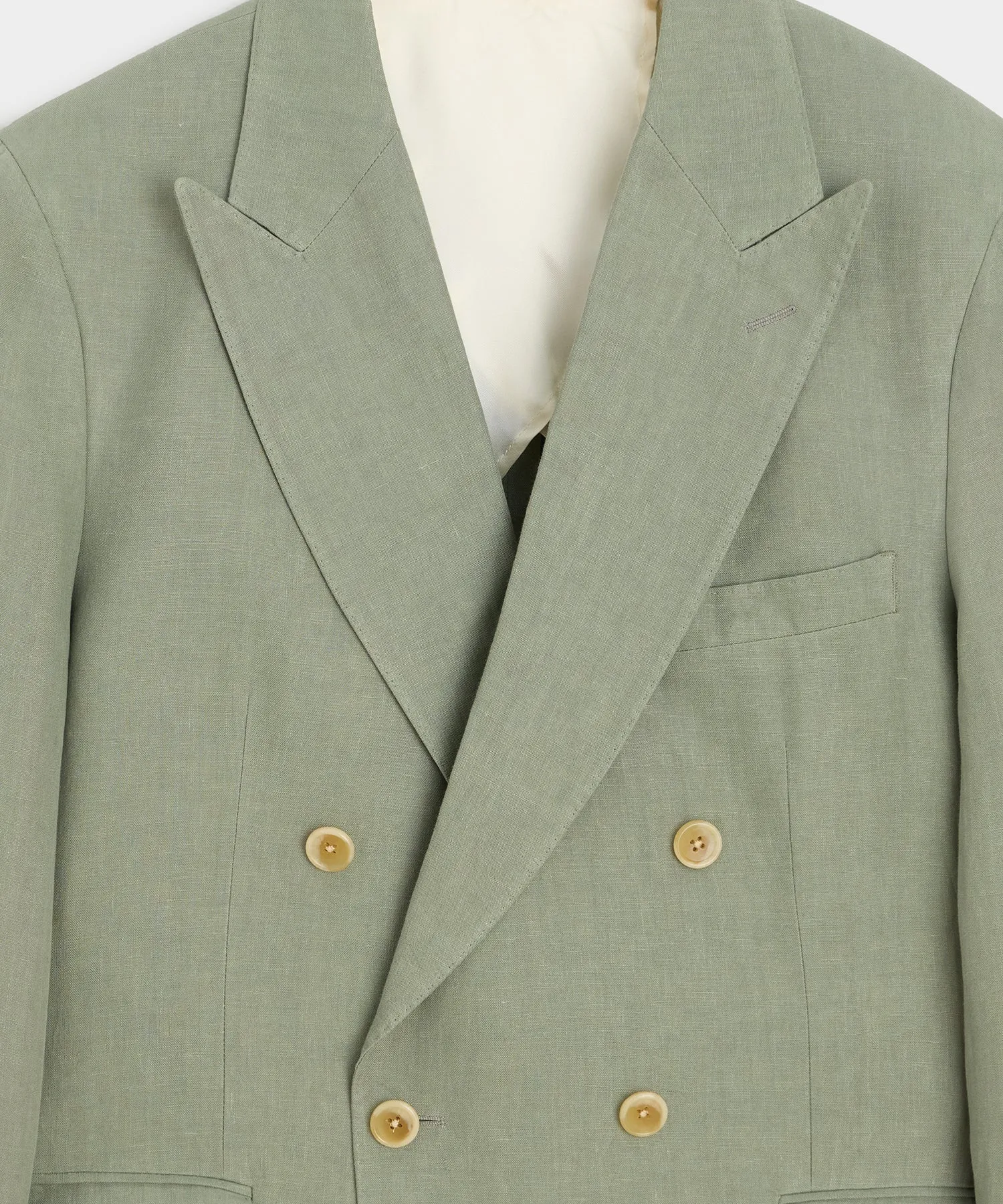 Italian Linen Double-Breasted Suit
