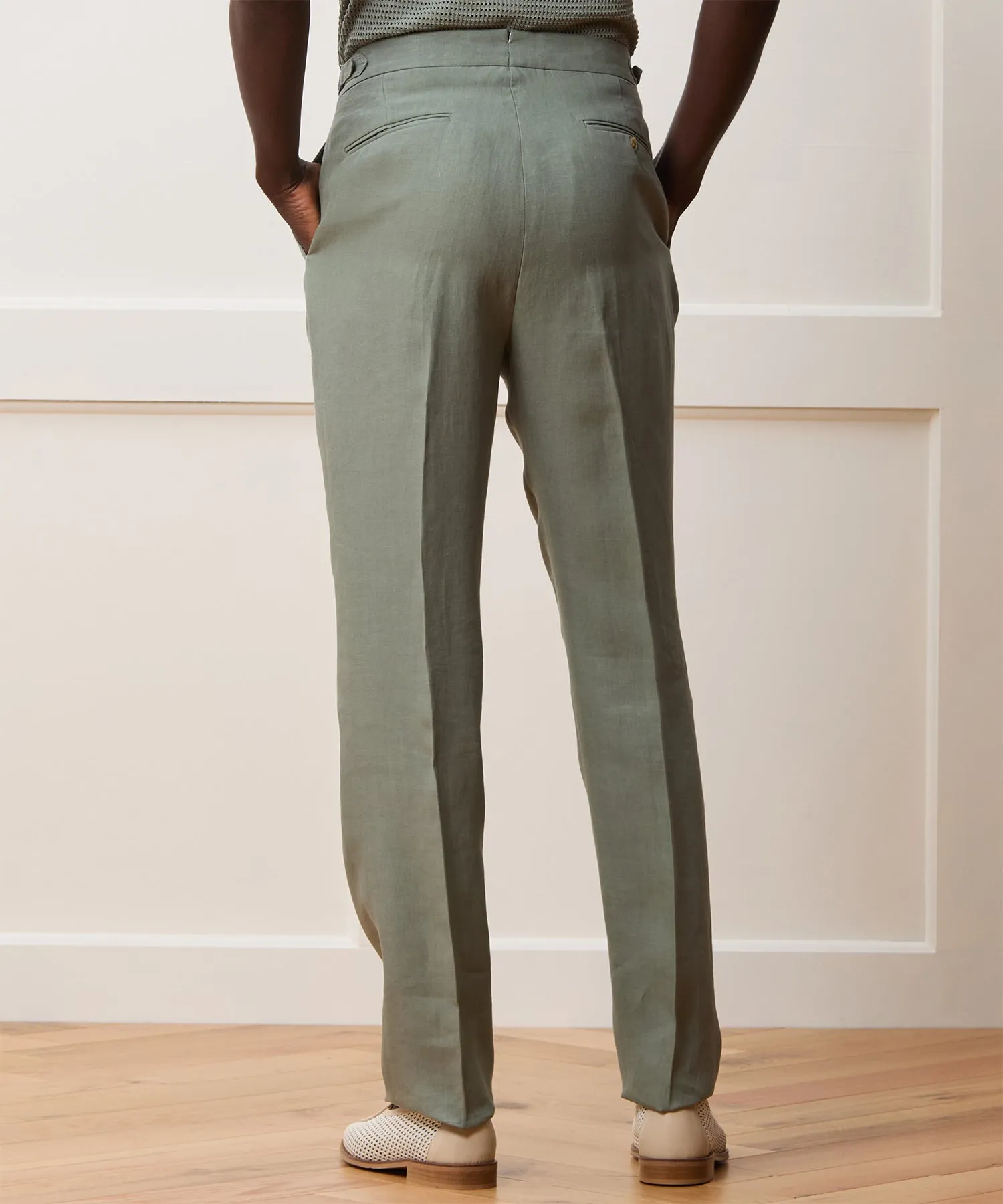 Italian Linen Double-Breasted Suit