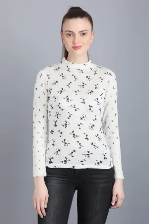 Ivory Cotton Cashmere T-Shirt