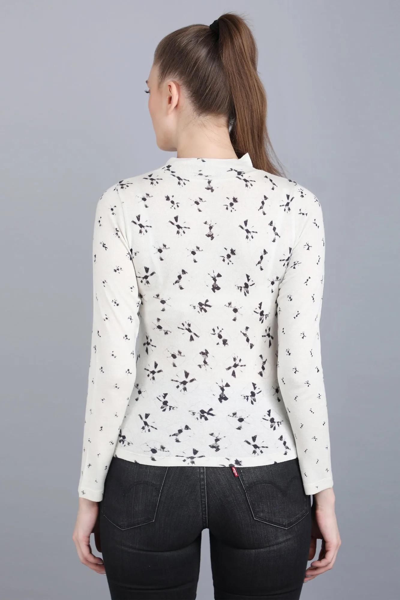 Ivory Cotton Cashmere T-Shirt