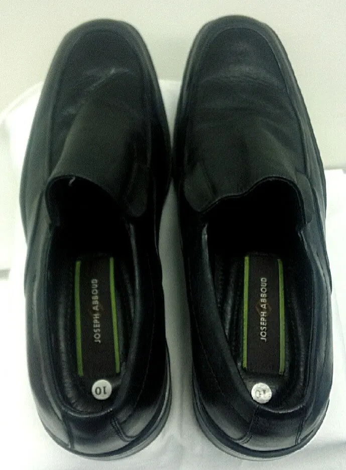 Joseph Abboud- Black Slip-On Loafer Shoes- Size 10M