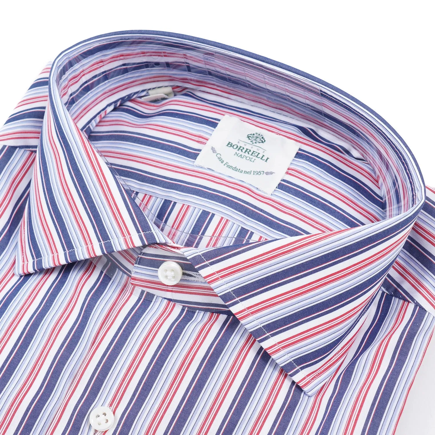 Luigi Borrelli Tailored-Fit Cotton Shirt