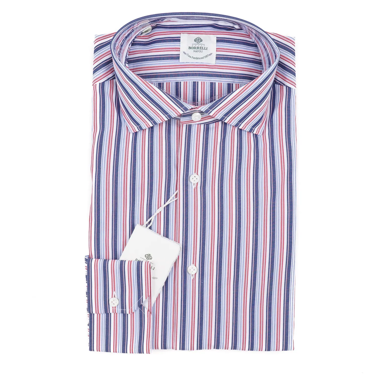 Luigi Borrelli Tailored-Fit Cotton Shirt