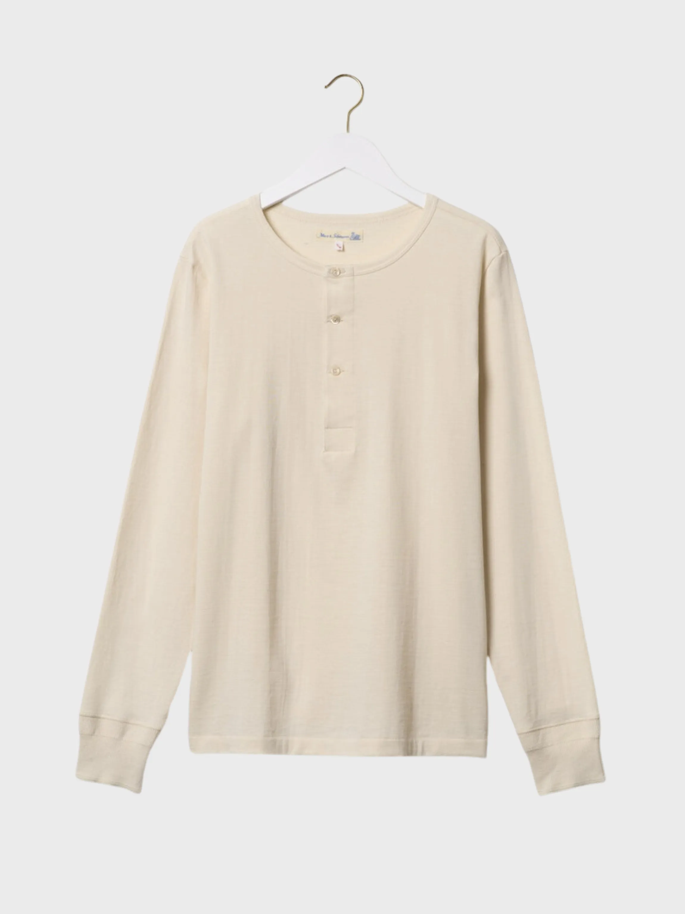 Merz Henley LS 8.6 Oz Classic Fit Nature
