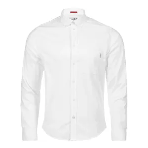 MUSTO ESS LS OXFORD SHIRT WHITE (Online only*)