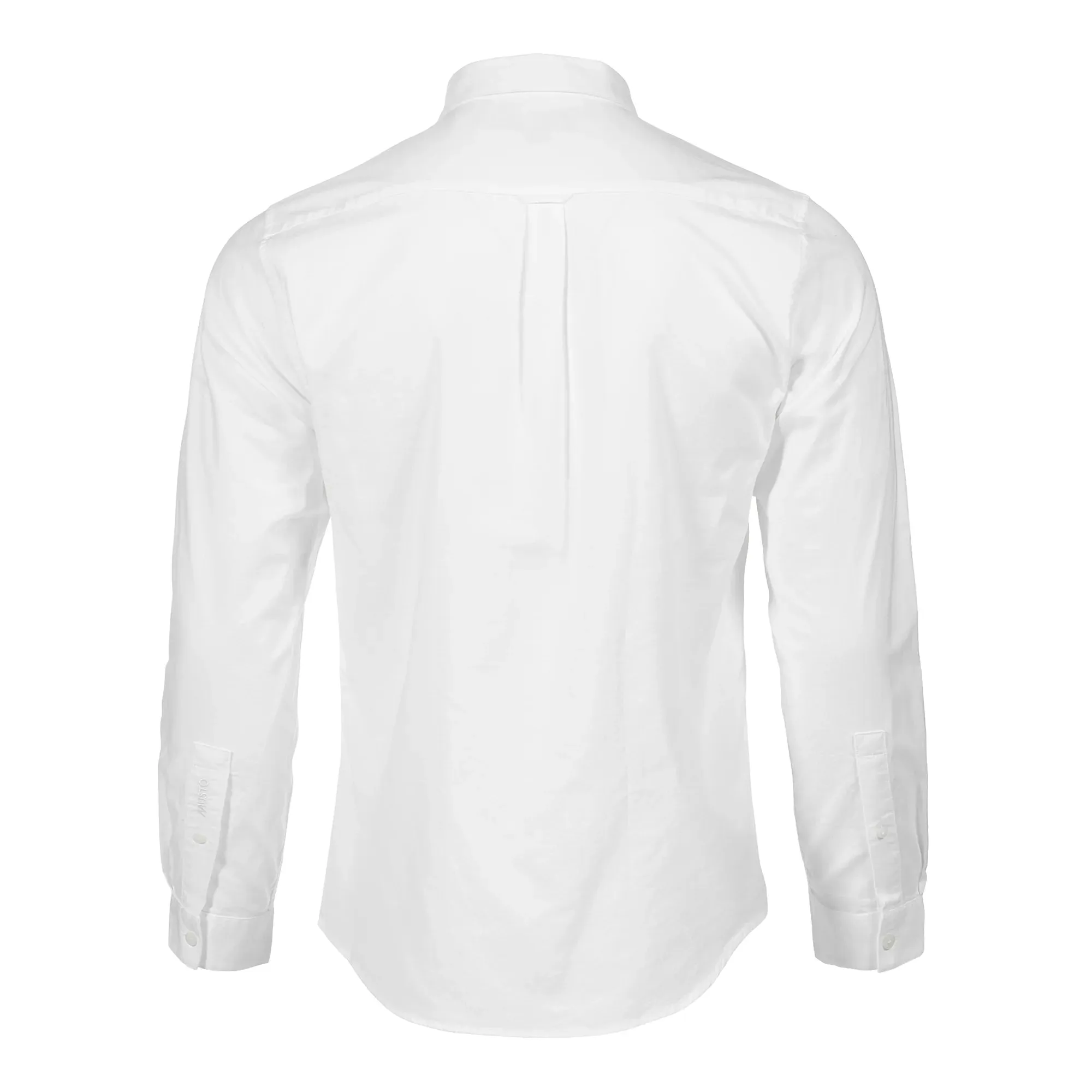 MUSTO ESS LS OXFORD SHIRT WHITE (Online only*)
