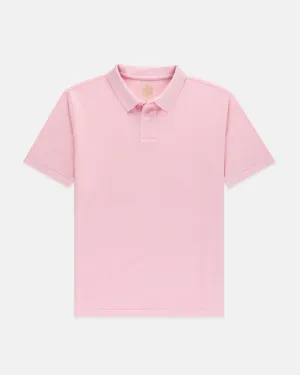 PINK SOLID PIQUE POLO - CLASSIC FIT