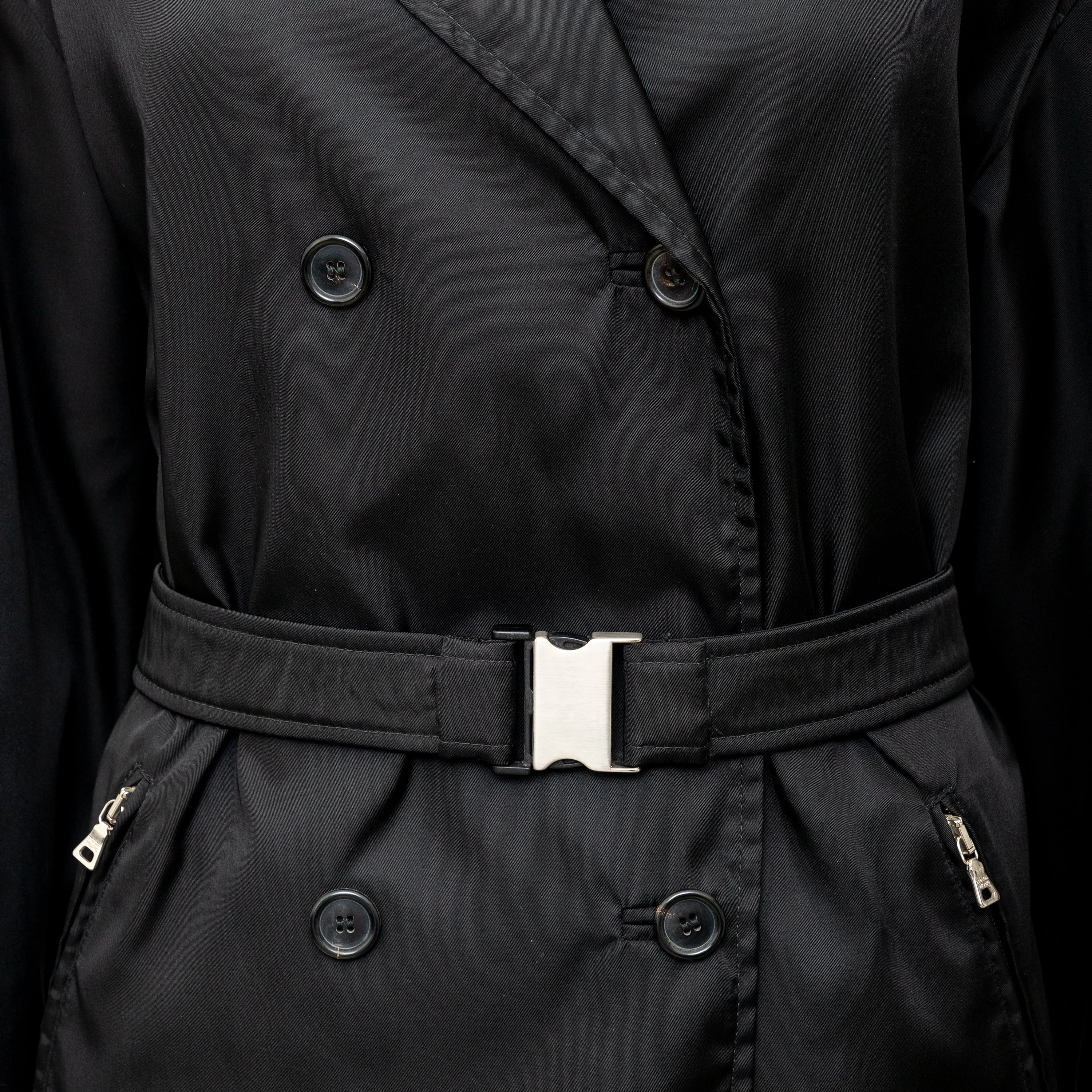 Prada Nylon Trench Coat - '10s
