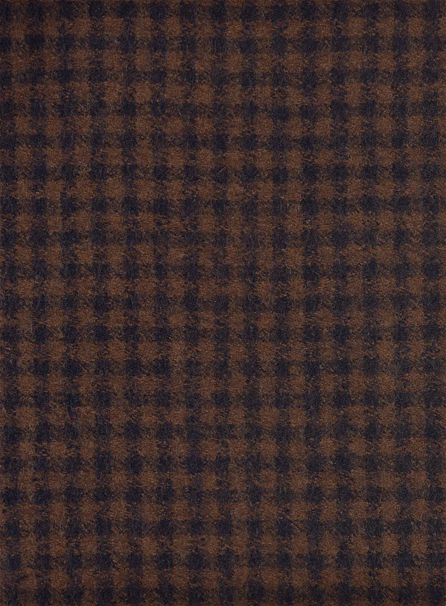 Sartori Petronila Brown Check Soft Tweed Pants