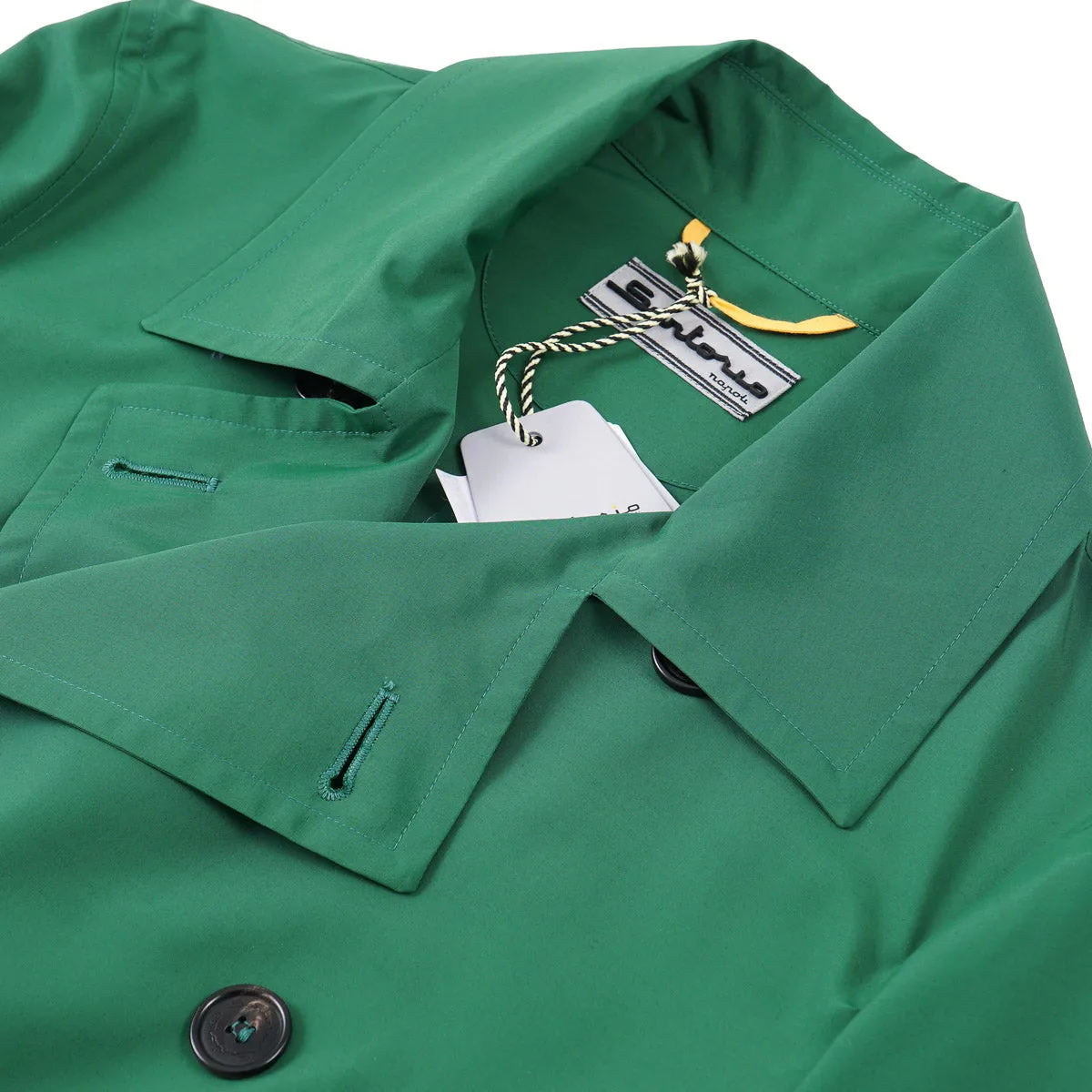 Sartorio Technical Wool-Nylon Peacoat