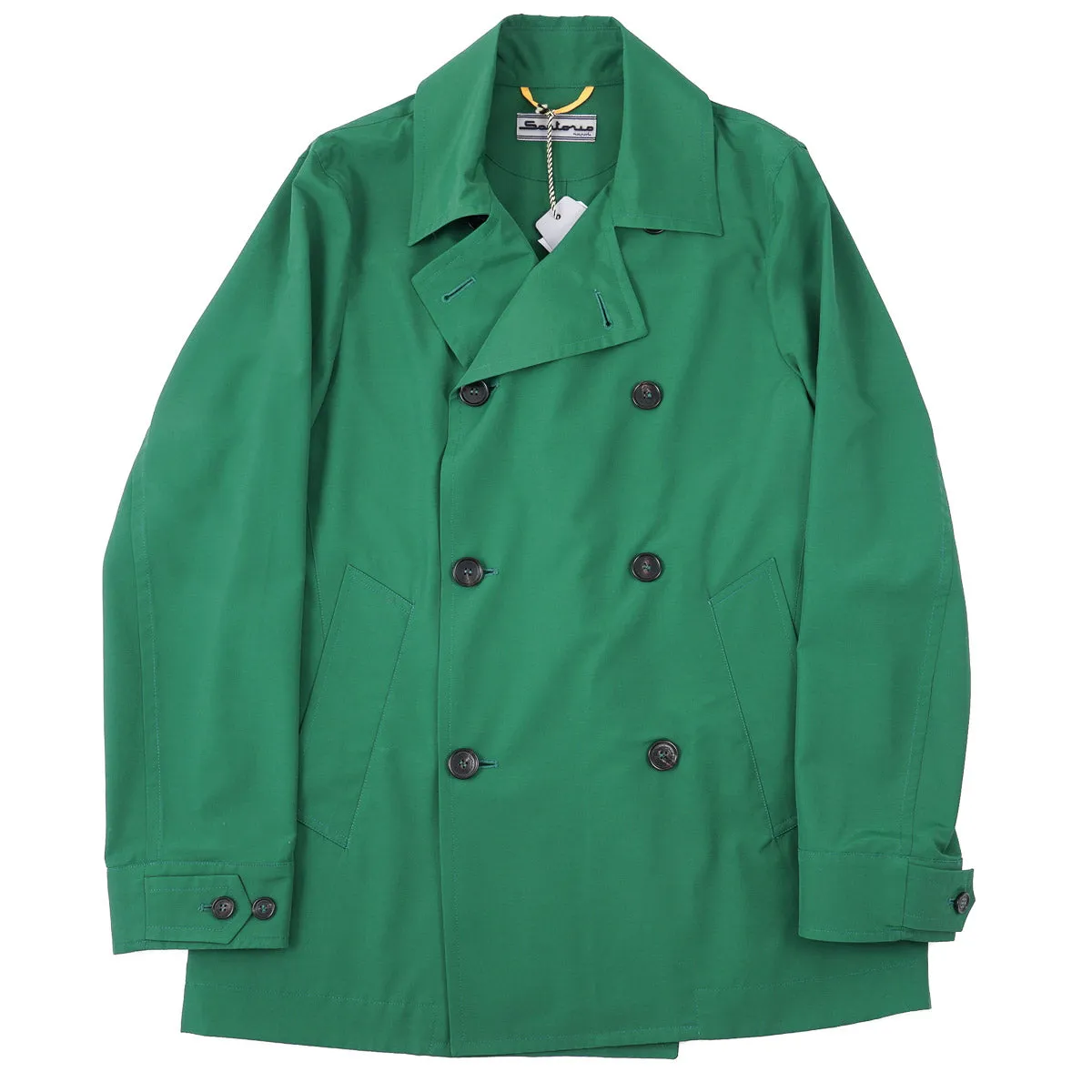 Sartorio Technical Wool-Nylon Peacoat