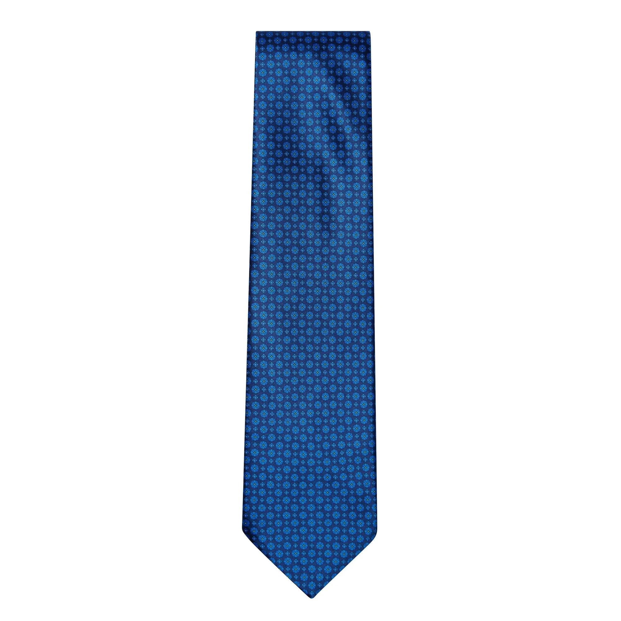 STEFANO RICCI Silk Tie NAVY/BLUE