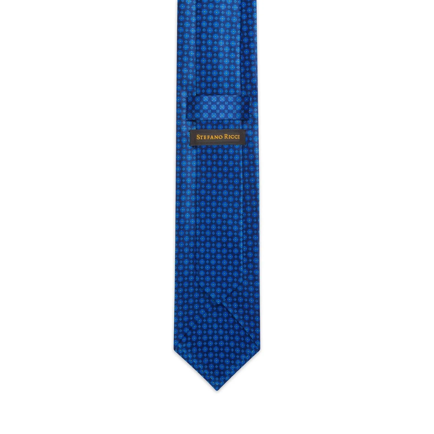 STEFANO RICCI Silk Tie NAVY/BLUE