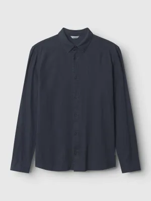 Sven Reg Lino long sleeves - Night Sky