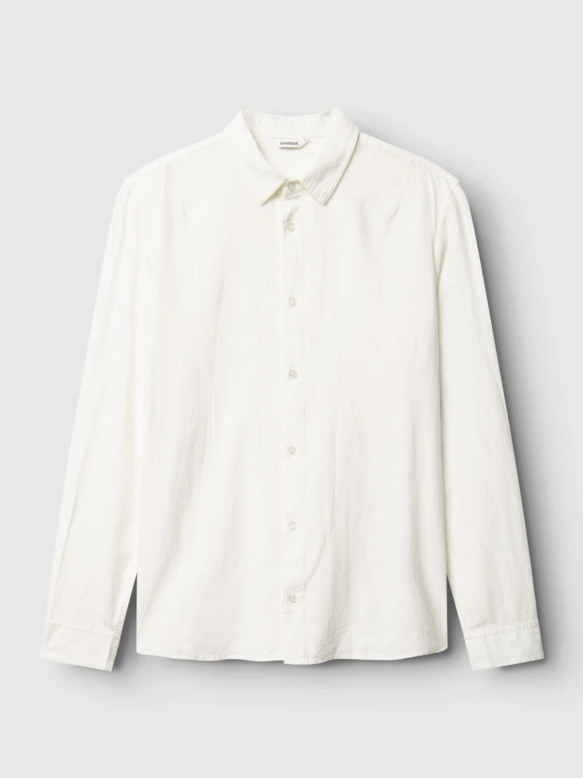 Sven Reg Lino long sleeves - Off white
