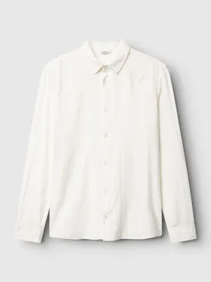 Sven Reg Lino long sleeves - Off white