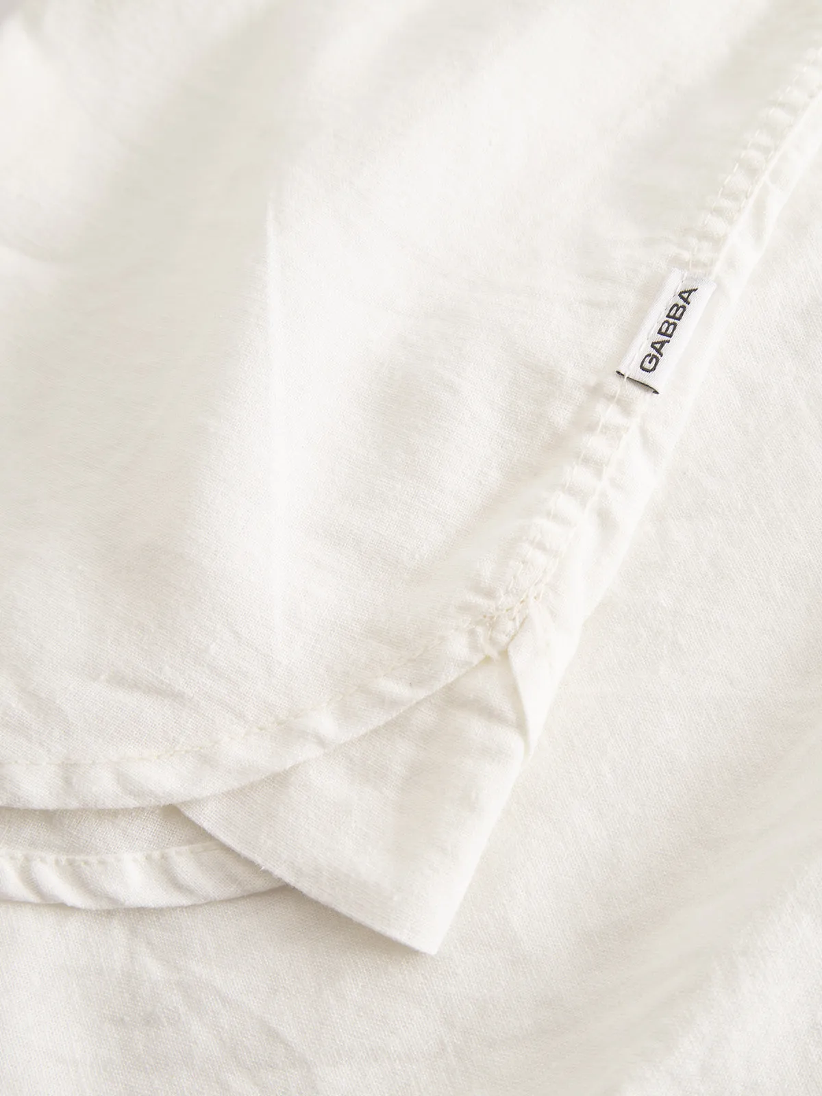 Sven Reg Lino long sleeves - Off white