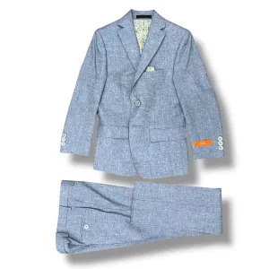 Tallia Boys Blue Linen Suit_ TZ0001/7Y0001