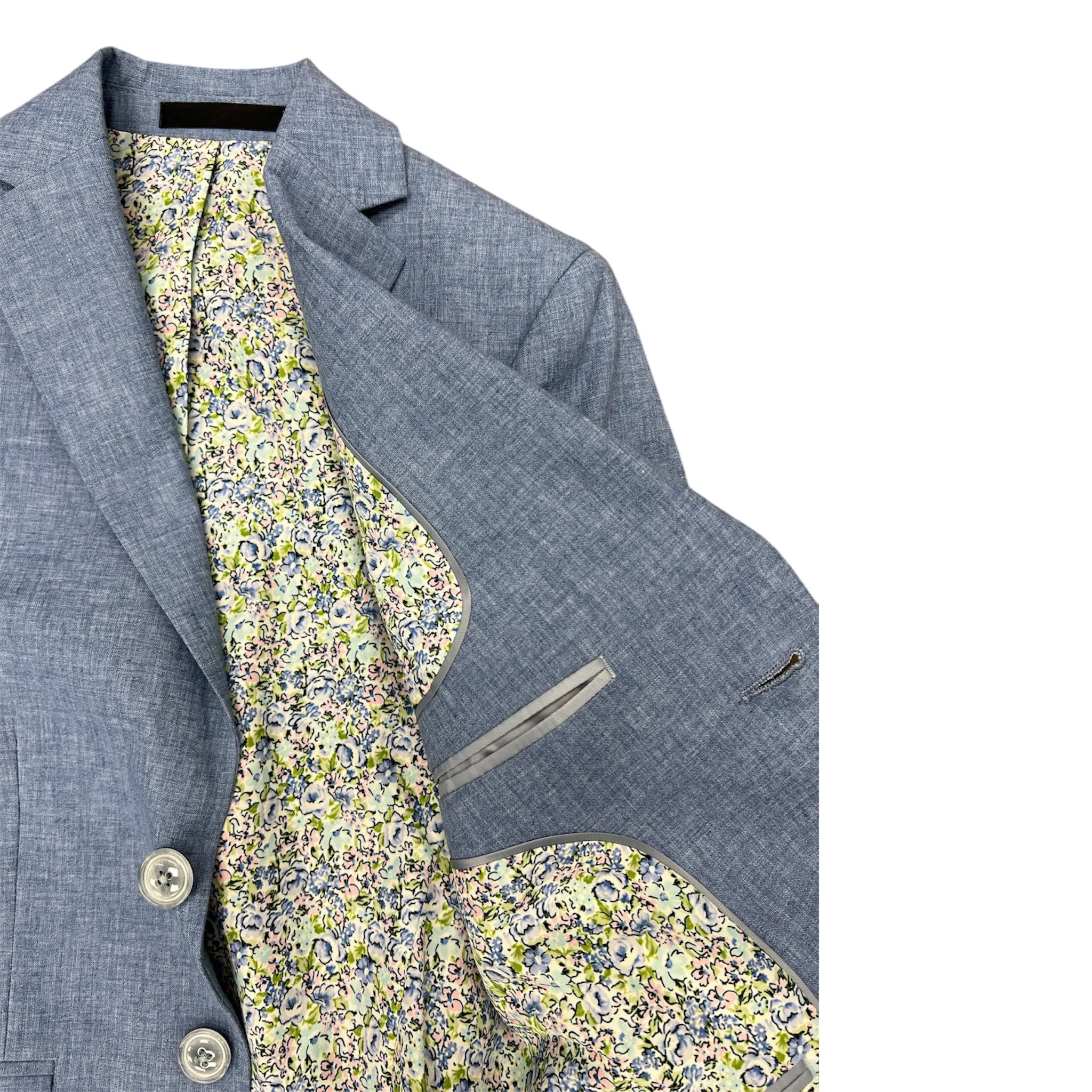 Tallia Boys Blue Linen Suit_ TZ0001/7Y0001