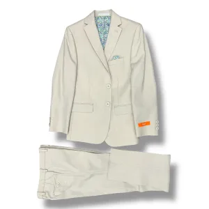 Tallia Boys Khaki Linen Suit_ TZ0000/7Y0000
