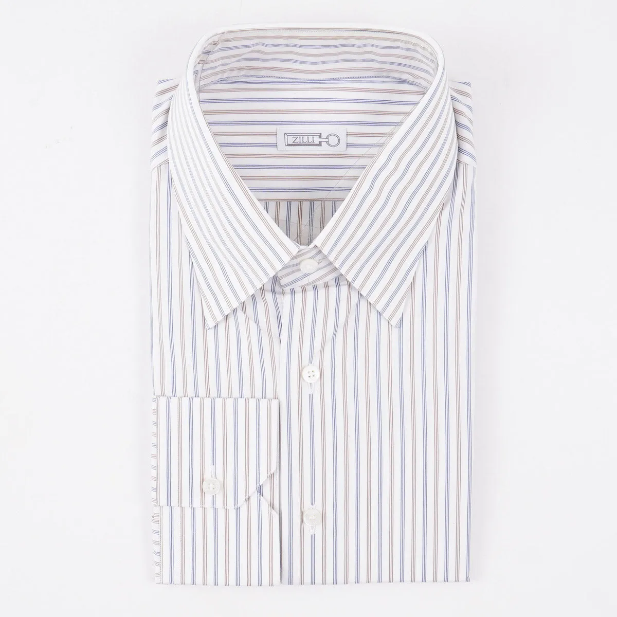 Zilli Tailored-Fit Cotton Dress Shirt
