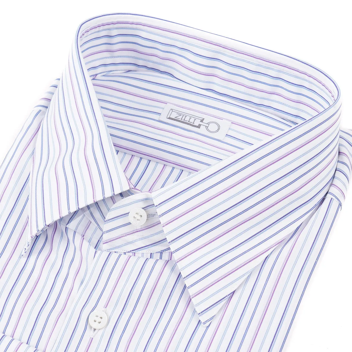 Zilli Tailored-Fit Cotton Dress Shirt