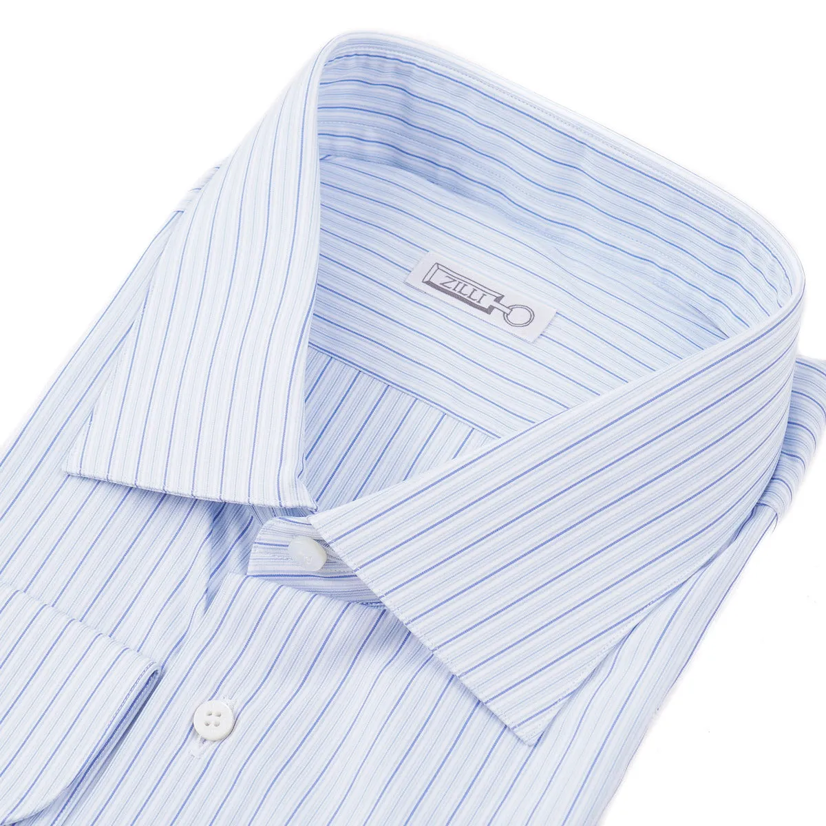 Zilli Tailored-Fit Cotton Dress Shirt