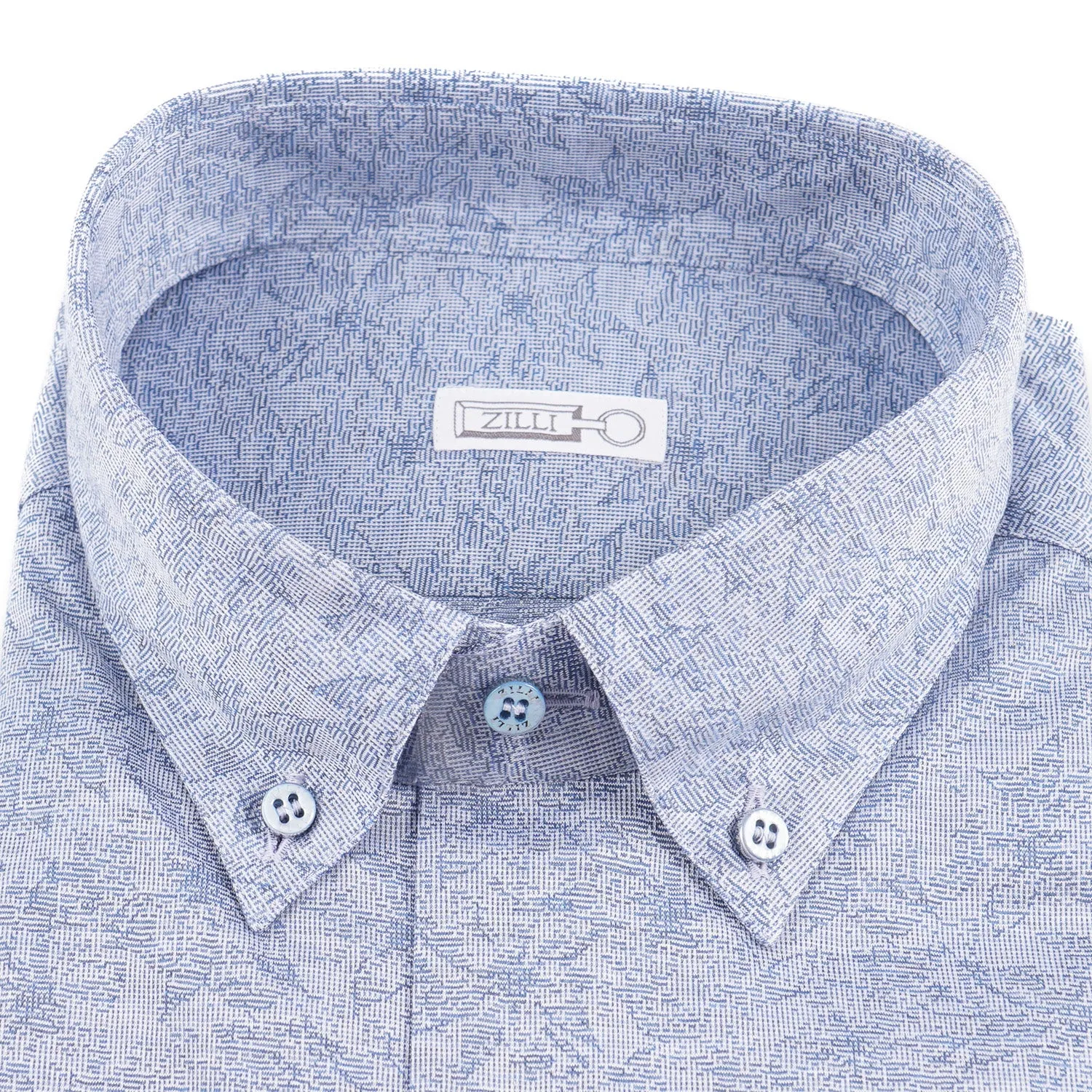 Zilli Tailored-Fit Jersey Cotton Shirt